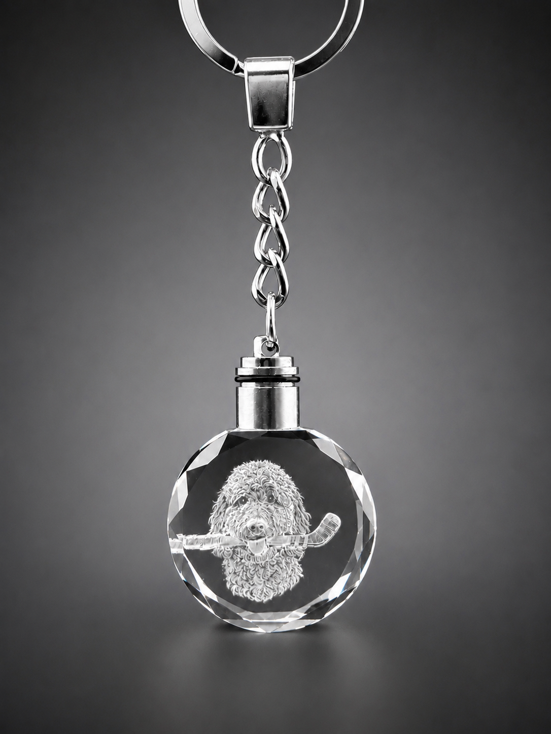 Light Up Crystal Key Chain