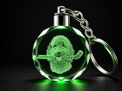 Light Up Crystal Key Chain