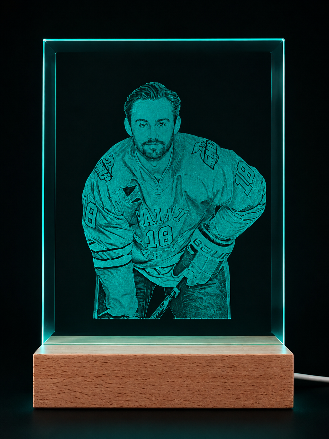 Premium Glass Player Card