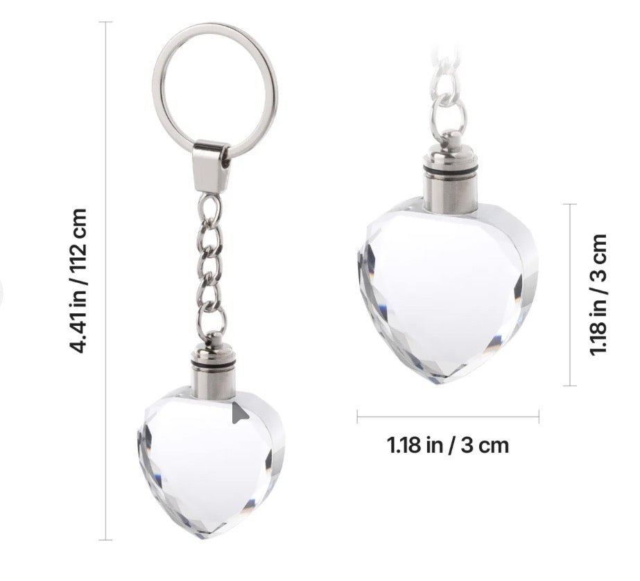 Light Up Crystal Key Chain