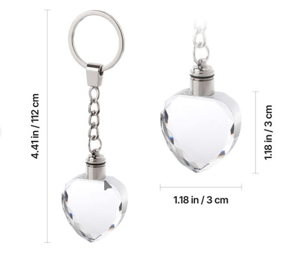 Light Up Crystal Key Chain