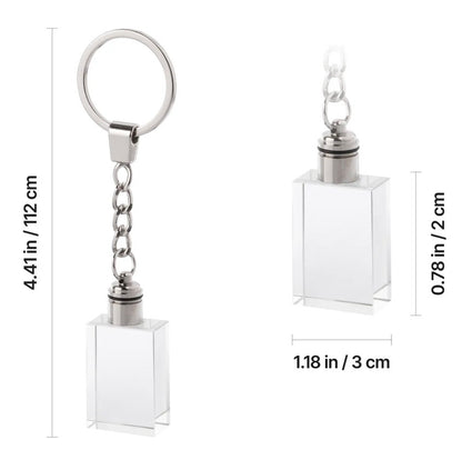 Light Up Crystal Key Chain
