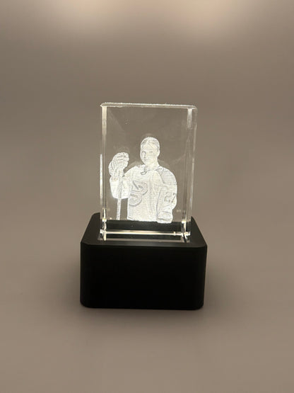 Inner Engraved K9 Crystal